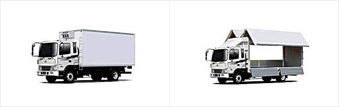 5톤 탑차 윙바디